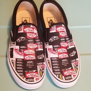 Vans Logo Slip-on Shoes